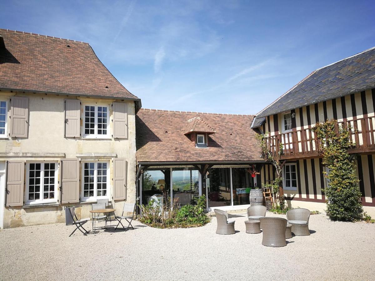Hotel Les Marronniers Cambremer Exterior foto